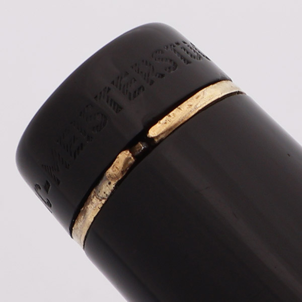 MONTBLANC MEISTERSTUCK  136 万年筆  F 40年代 Montblanc 136 Fountain Pen (1946-8) - Basic Black w/GT, Piston